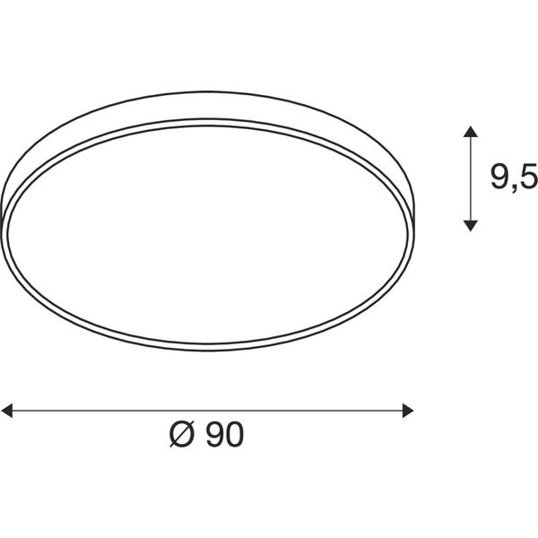 MEDO 90 CW AMBIENT,TRIAC, black, 3000/4000K image 4