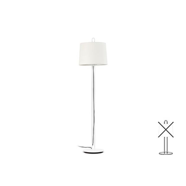 MONTREAL FLOOR LAMP WHITE 1xE27 image 1