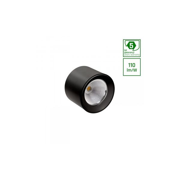 CEL ZOSMA 3 ROUND 840 19W 230V 40DEG BLACK image 1