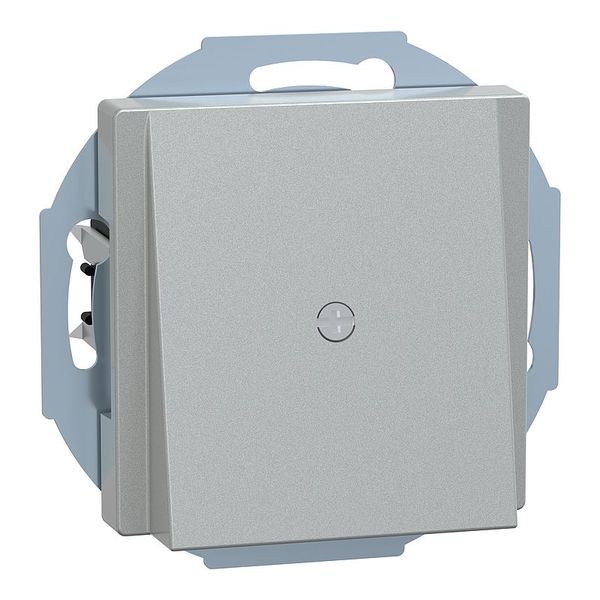 Central plate line outlet, aluminum, system M image 1