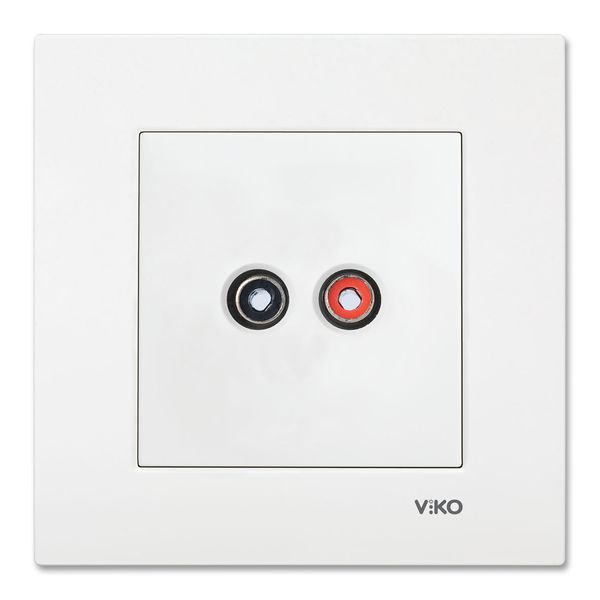 Karre White Music Broadcast (Speaker) Socket image 1