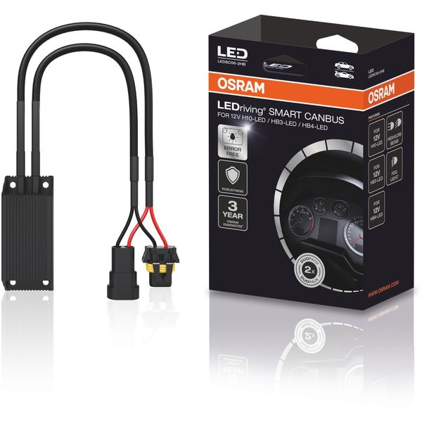 LEDriving® SMART CANBUS 12V 15W - H10 & HB3 & HB4 connector image 1