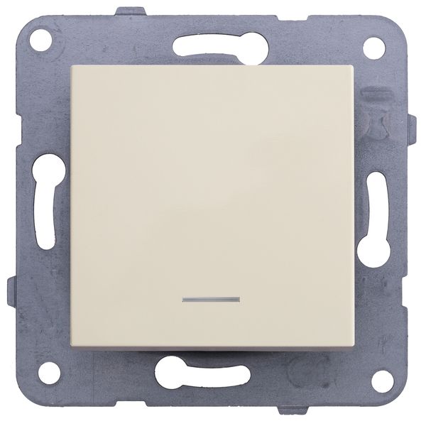 Karre-Meridian Beige (Quick Connection) Illuminated Switch image 1