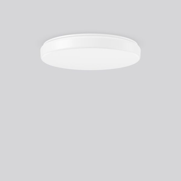 Flat Polymero Kreis Slim, 24 W, 2750 lm, 840, white, Phase-cut Ceiling image 1