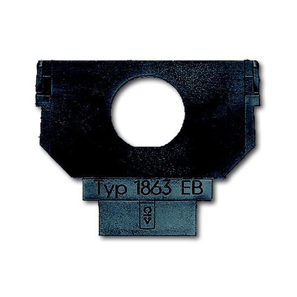 1863 EB Flush Mounted Inserts Data communication Anthracite image 1