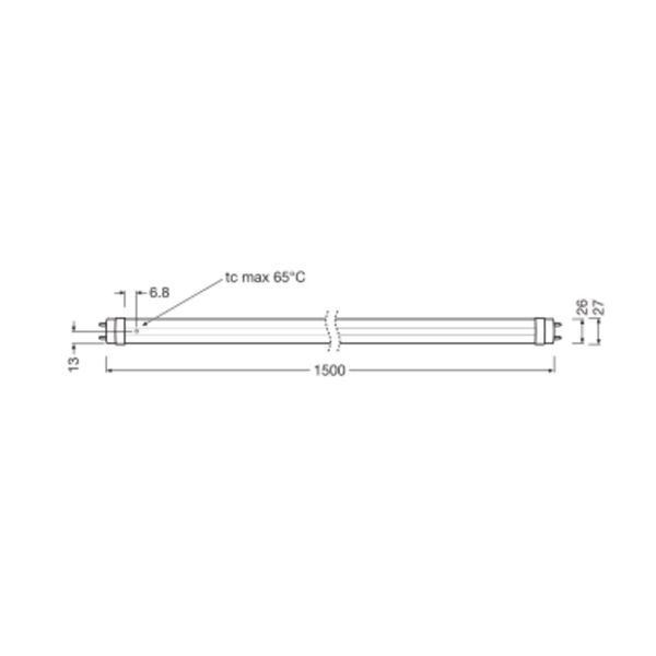 LED TUBE T8 EXTERNAL P 1500 mm 23W 840 image 9