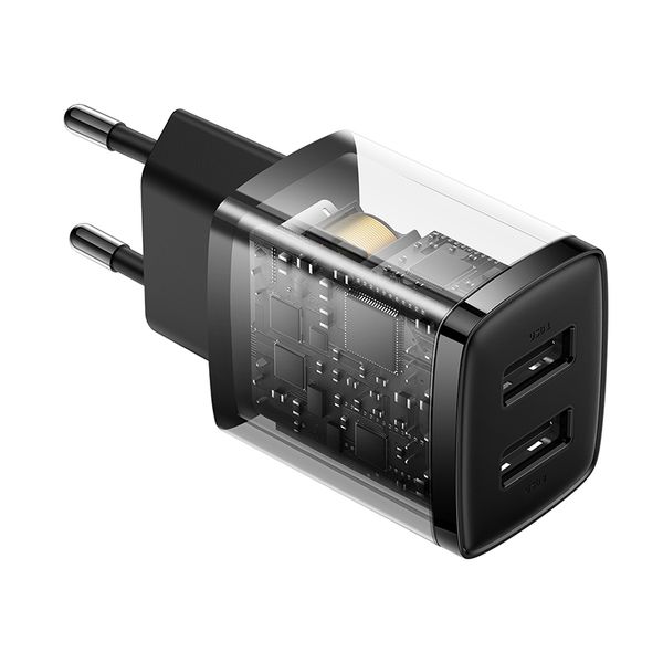 Wall Charger 17W 3xUSB 3.4A, Black image 9