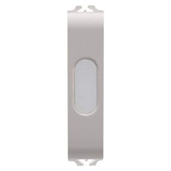 SINGLE INDICATOR LAMP - OPAL - 1/2 MODULE - NATURAL SATIN BEIGE - CHORUSMART image 1