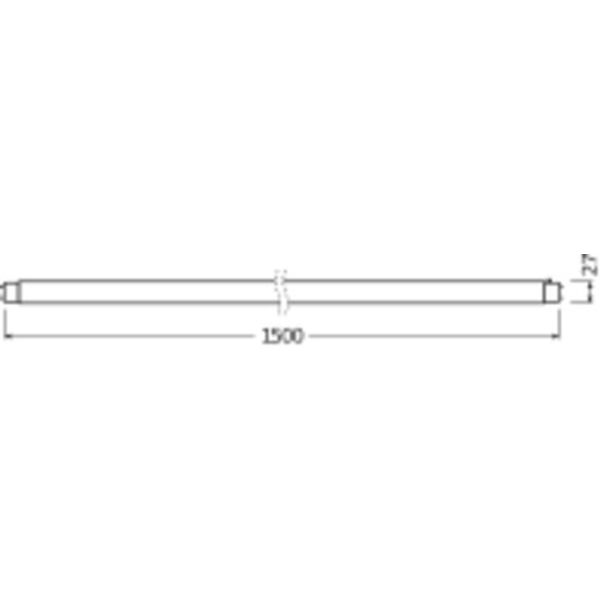 SubstiTUBE® Connected 24 W/6500K 1500 mm image 2