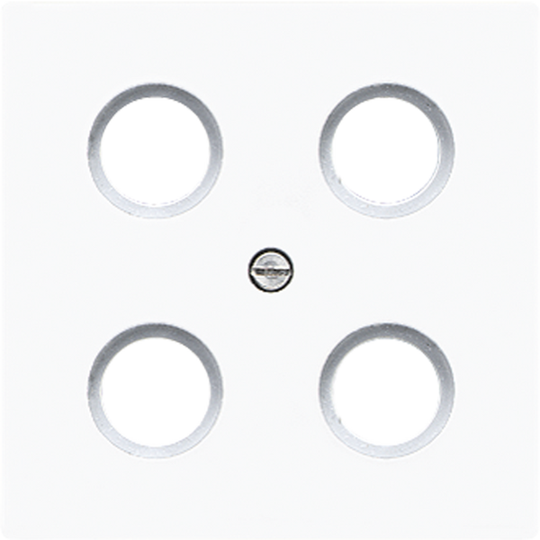 Cover plate for SAT-TV socket Hirschmann LS990-4SAT1WW image 4