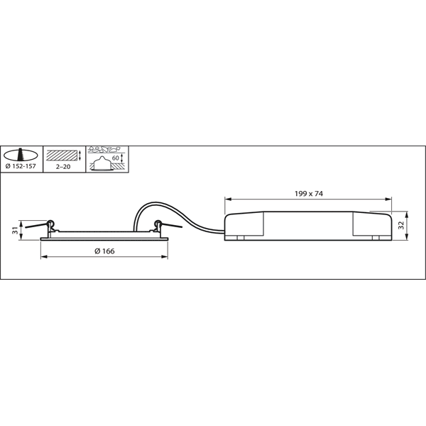 DN145B LED10S/830 PSD-E II WH image 4