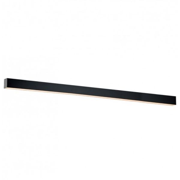 Linear Wall Lamp L3380 4000K Black Dim. Station Ul image 1