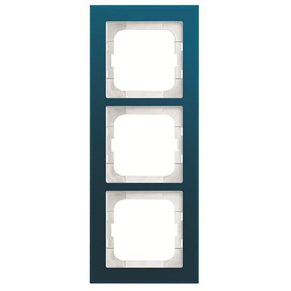 1723-228 Cover Frame Busch-axcent® glass ocean image 1