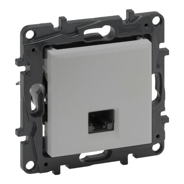 RJ45 socket Niloé Step category 5e UTP aluminium image 1