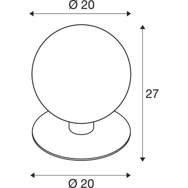 GLOO PURE 27 Pole,  E27, anthracite, IP44 image 2