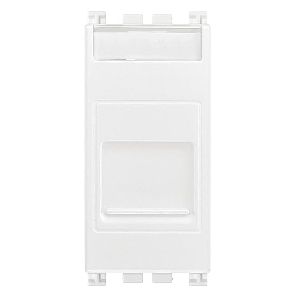 RJ45 Keystone adaptor white image 1