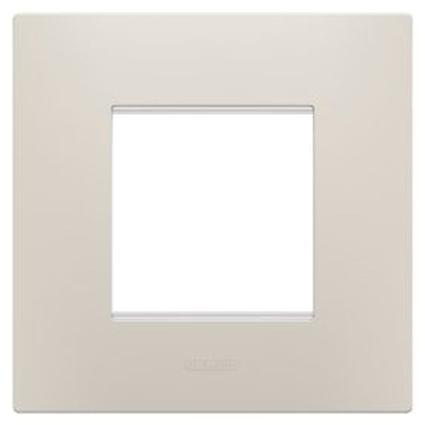 EGO INTERNATIONAL PLATE - IN TECHNOPOLYMER - 2 MODULES - NATURAL BEIGE - CHORUSMART image 1