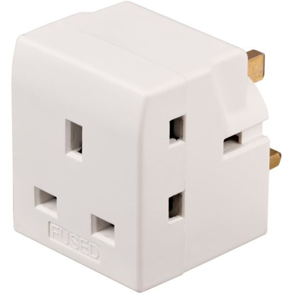 3-Way Adapter for Standard Sockets *GB* image 1