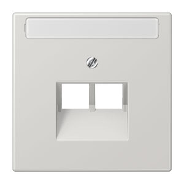 Centre pl.f mod. jack sockets LS969-2NAUALG image 1