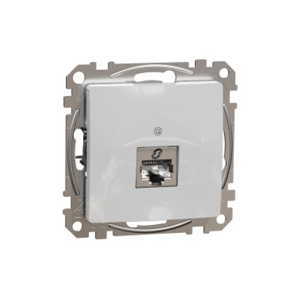 DATA Outlet CAT 6A STP, Sedna Design & Elements, RJ45, Aluminium image 4