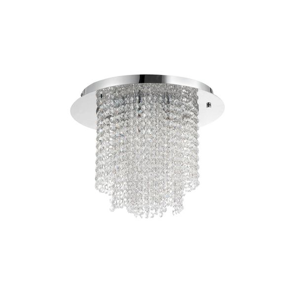 Chrome Metal K9 Crystal LED G9 5x5 Watt 230 Volt IP20 Bulb Excluded D: 40 H: 32 cm image 1