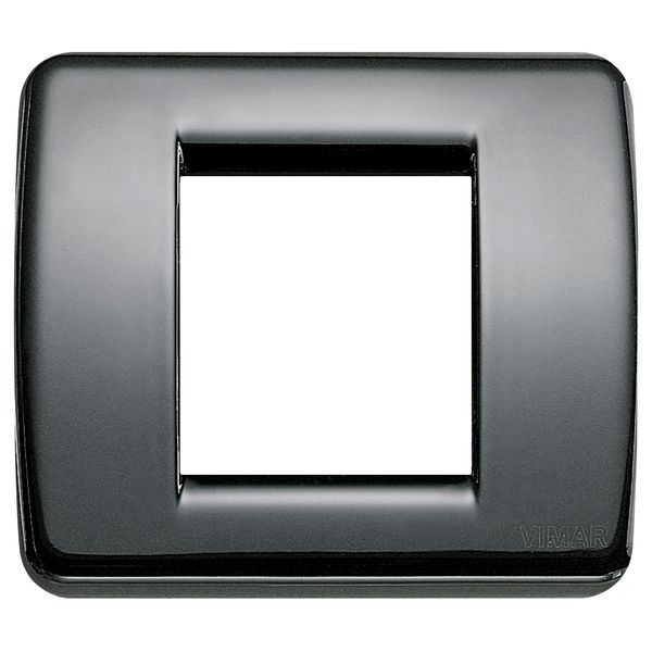 Rondò plate 1-2M metal black image 1