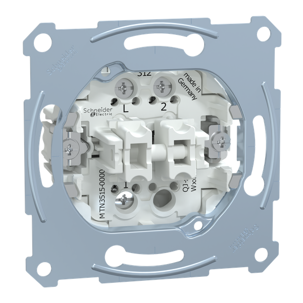 Two-circuit switch insert 1 pole, flush-mounted, 16 AX, AC 250 V, screw term. image 4