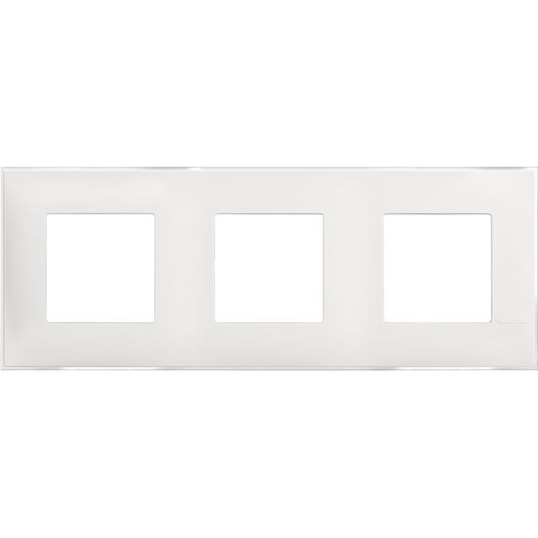 CLASSIA - COVER PLATE 2X3P ICE SATIN image 1