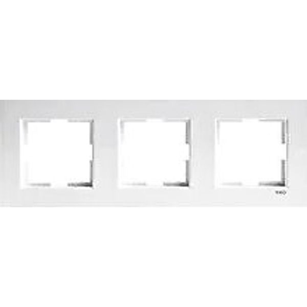 Karre Accessory White Three Gang Frame image 1