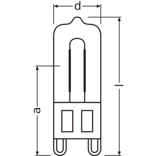 HALOPIN SST 35 W 230 V G9 460lm 2800K 4052899195370 image 4