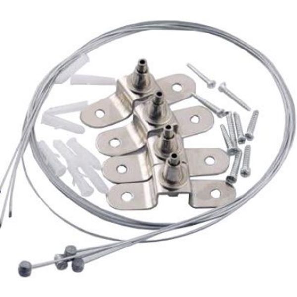 Suspension Kit 1.2m for LED PANEL (4pcs set) image 1