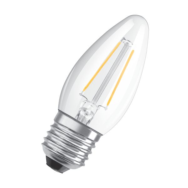 LED Retrofit CLASSIC B DIM 4.8W 827 Clear E27 image 1