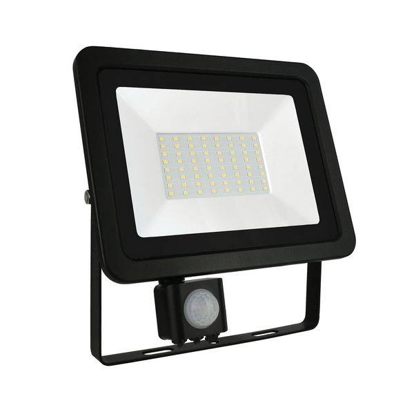 NOCTIS LUX 2 SMD 230V 50W IP44 CW black with sensor image 4