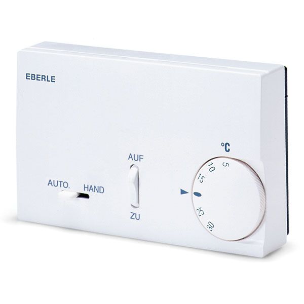 Climate controller 5-30C, AC 230V, 1 changeover contact, 6 A, auto/manual switch. Switch on/off image 1