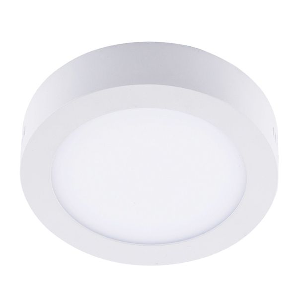 Know LED Flush Light 6W 4000K Round White image 1