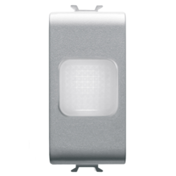 SINGLE INDICATOR LAMP - OPAL - 1 MODULE - TITANIUM - CHORUSMART image 1