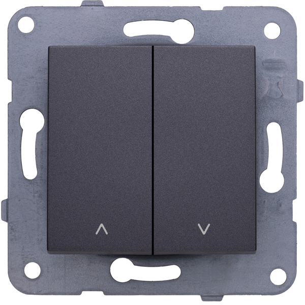 Karre Plus-Arkedia Dark Grey (Quick Connection) Blind Control Switch image 1