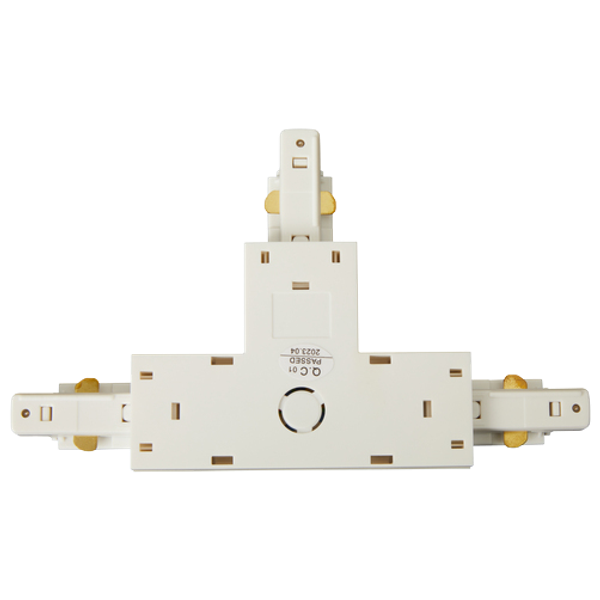 Primo Single Circuit T Connector Right Earth Outside White image 4