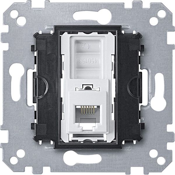 RJ12 telephone socket insert, 4-pin image 1