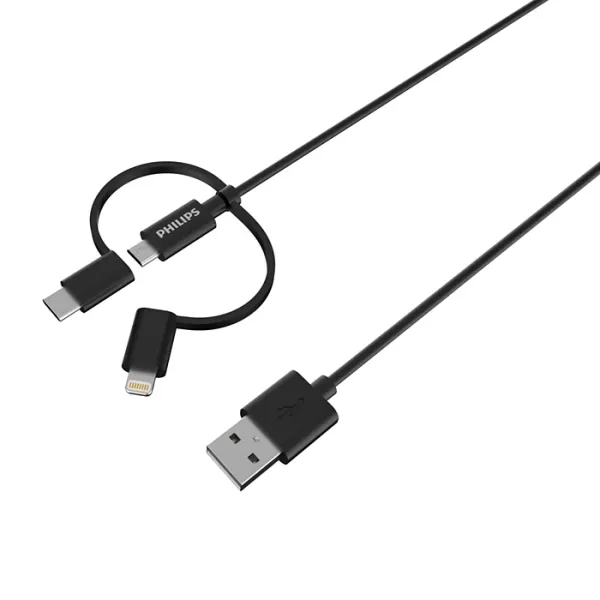 DLC3104T/03 PHILIPS Cable 1,2m USB 3in1 image 1