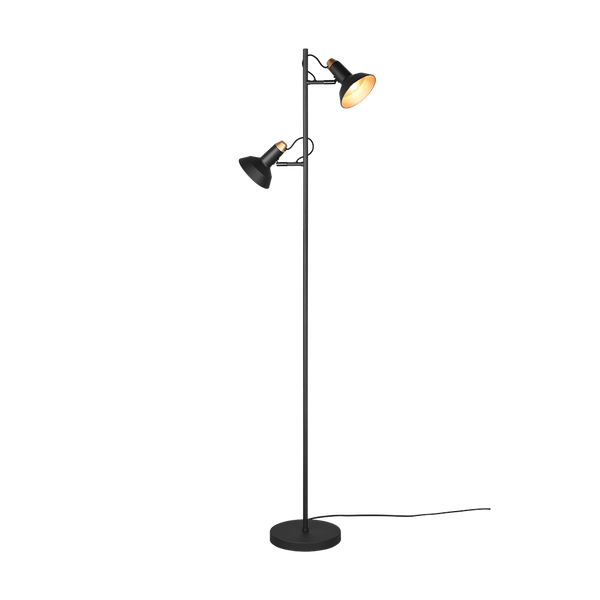 Roxie floor lamp E14 matt black/gold image 1