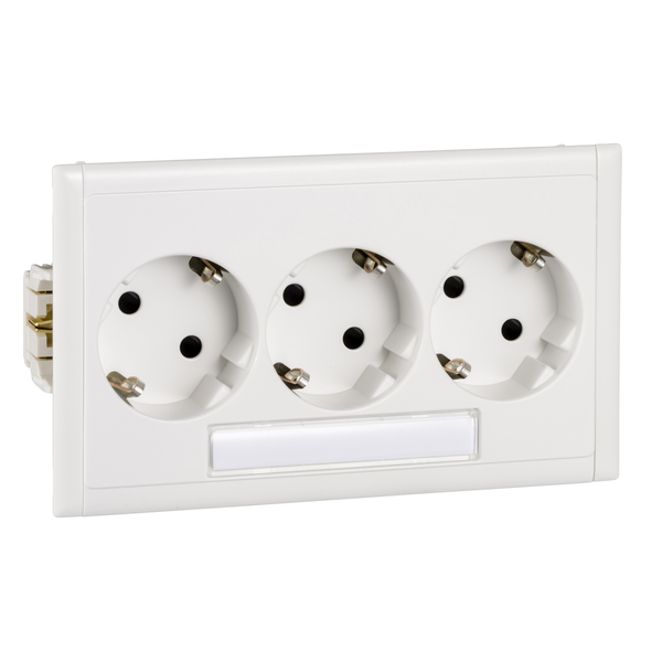 Thorsman - CYB-PS - socket outlet - triple master - 37° - white NCS image 4