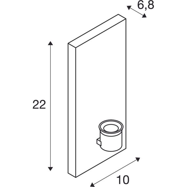 FENDA Basis, WL, Indoor wall light, E27, max. 40W, white image 2