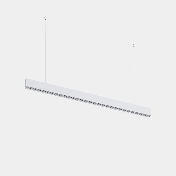 Lineal lighting system Infinite Slim Continuidad Pendant 1120mm 28.7 3000K CRI 90 ON-OFF White IP40 2949lm image 1