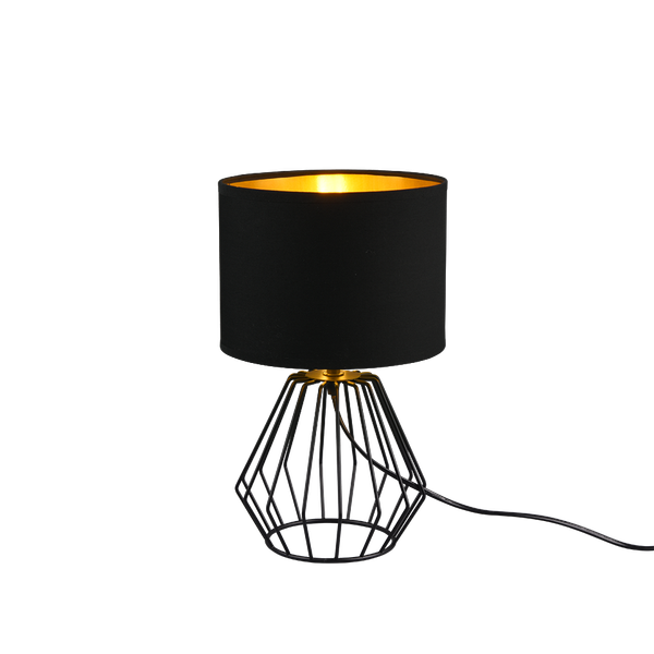 Chuck table lamp E14 black/gold image 1