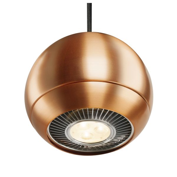 LIGHT EYE pendulum luminaire, GU10, max. 75W, copper colour image 4