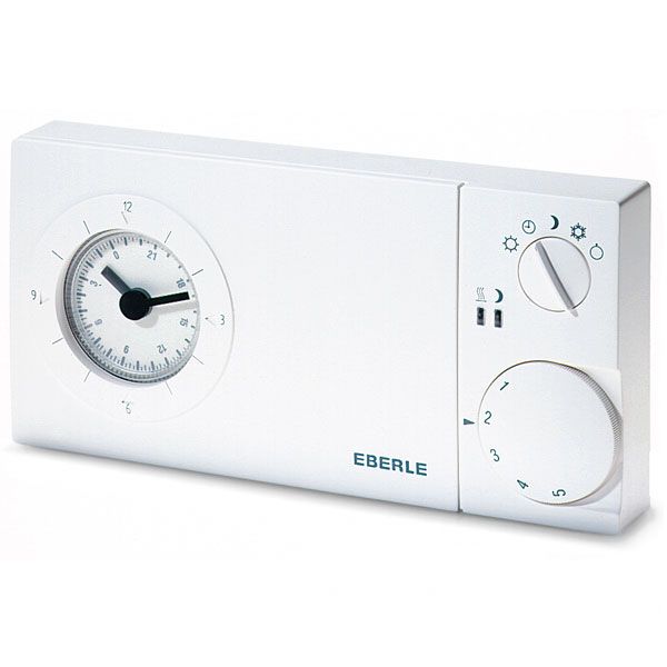 Clock thermostat as floor controller, weekly program, 10-50C, AC 230V, 1 changeover contact, potential free, 16 A image 1