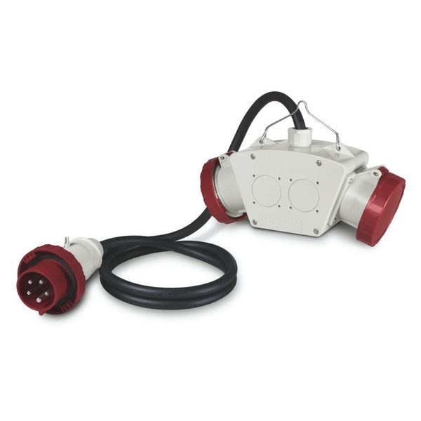 2-WAY ADAPTOR 3P+N+E 32A IP66 W/CABLE image 4