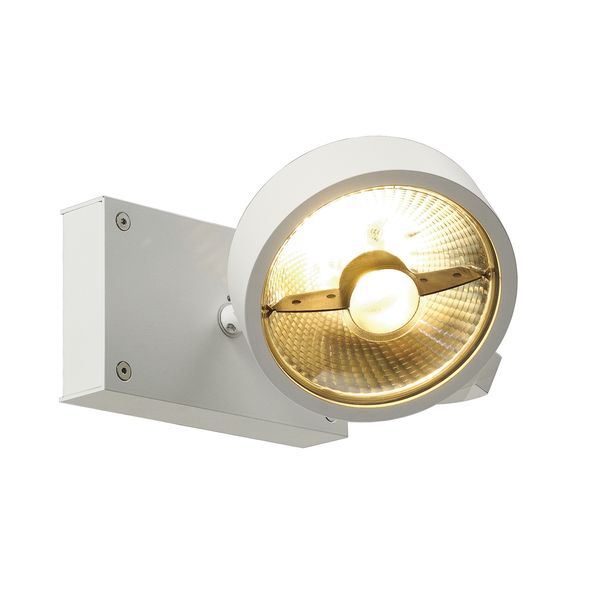 KALU 1 QPAR ceiling light, matt white. ES111, max. 75W image 2