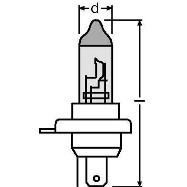 Auto bulb 64193CBI 60/55W 12V P43T 10X2BOX   OSRAM image 2